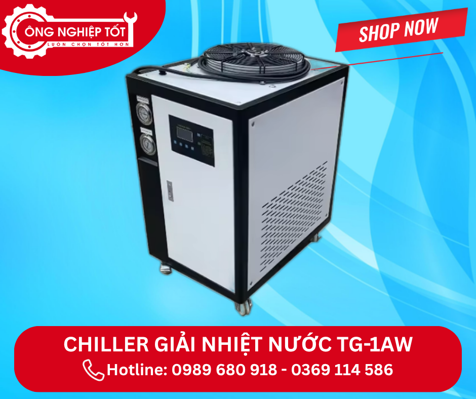 Địa chỉ mua Chiller làm lạnh nước TG-1AW giải nhiệt bằng gió chính hãng, giá tốt